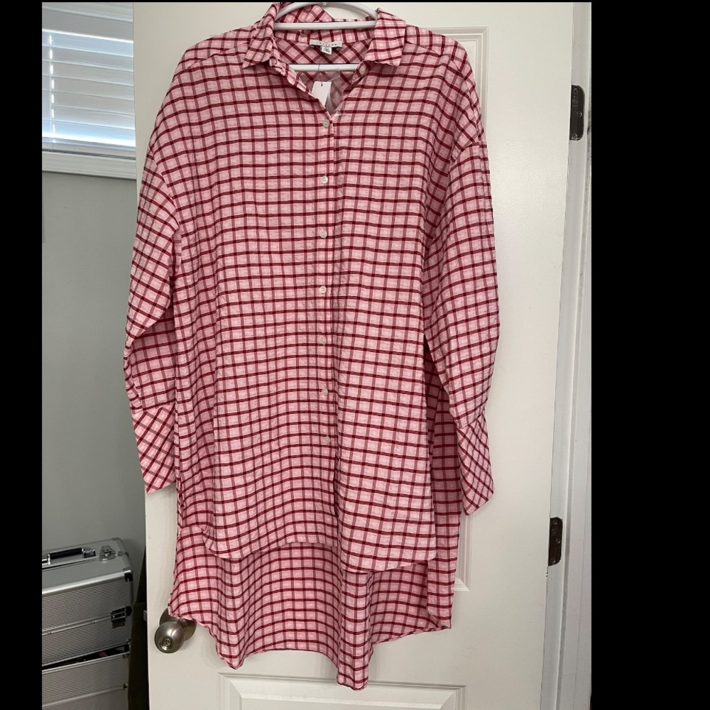 BNWT Top Shop button Down Blouse size XL